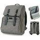 Rucsac pentru mamici Gold Cu multiple compartimente si salteluta de schimbat FreeON 30 x 22 x 42 cm Grey