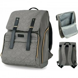 Rucsac pentru mamici Gold Cu multiple compartimente si salteluta de schimbat FreeON 30 x 22 x 42 cm Grey
