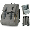 Rucsac pentru mamici Gold Cu multiple compartimente si salteluta de schimbat FreeON 30 x 22 x 42 cm Grey