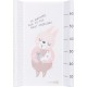 Saltea de infasat cu taliometru Soft Love FreeON 70 x 50 cm Bunny