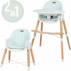 Scaun de masa 2 in 1 reglabil Tin Cu tavita si husa detasabile Suport pentru picioare reglabil Conform cu standardul european de