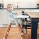 Scaun de masa 2 in 1 reglabil Tin Cu tavita si husa detasabile Suport pentru picioare reglabil Conform cu standardul european de