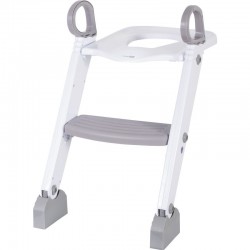 Reductor pentru toaleta Cu scarita FreeON White & Grey