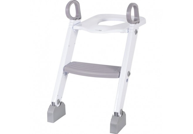 Reductor pentru toaleta Cu scarita FreeON White & Grey