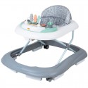 Premergator copii Walker Cu muzica si lumini Cu roti Conform cu standardul european de securitate EN1273:2020 FreeON ABC Grey