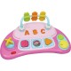 Premergator copii Walker Cu muzica si lumini Cu roti Conform cu standardul european de securitate EN1273:2020 FreeON ABC Pink