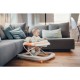 Premergator copii Fancy Cu muzica si lumini Cu roti Conform cu standardul european de securitate EN1273:2020 FreeON Beige
