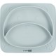 Farfurie compartimentata din silicon fara BPA FreeON 26 x 23 x 2.6 cm Teddy Bear Green