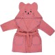 Halat de baie cu urechi Kitty Cu buzunare Cu cordon Bubaba 9 - 24 luni Marime 86/92 Pink
