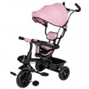 Tricicleta cu sezut rotativ 360 grade Reglabil Roti EVA Mecanism de pedalare libera Suport picioare Free2Move Pink Black
