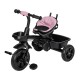 Tricicleta cu sezut rotativ 360 grade Reglabil Roti EVA Mecanism de pedalare libera Suport picioare Free2Move Pink Black