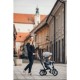 Tricicleta cu sezut rotativ 360 grade Reglabil Roti EVA Mecanism de pedalare libera Suport picioare Free2Move Black Grey