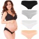 Qmini - Set 4 bucati chiloti gravide Ajustabili M/L mix de culori