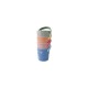 Joueco - Set 4 galetuse de baie si pentru stivuit 17 cm 0 luni+ Multicolor