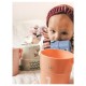 Joueco - Set 4 galetuse de baie si pentru stivuit 17 cm 0 luni+ Multicolor