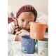 Joueco - Set 4 galetuse de baie si pentru stivuit 17 cm 0 luni+ Multicolor