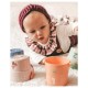 Joueco - Set 4 galetuse de baie si pentru stivuit 17 cm 0 luni+ Multicolor