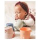 Joueco - Set 4 galetuse de baie si pentru stivuit 17 cm 0 luni+ Multicolor