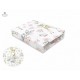 MimiNu - Cearceaf cu elastic Din bumbac certificat Oeko Tex Standard 100 Pentru pat 160x80 cm Sweet Deer Pink