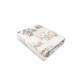 MimiNu - Cearceaf cu elastic pentru patut 120X60 cm Din bumbac certificat Oeko Tex Standard 100 Design Zoo on Bikes Nugat