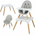 Scaun de masa 3 in 1 Multifunctional Eos Cu tavita reglabila si detasabila Conform cu standardul european de securitate EN 14988