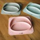 Farfurie compartimentata din silicon fara BPA FreeON 26 x 23 x 2.6 cm Teddy Bear Pink