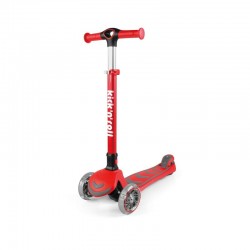 Trotineta pliabila Cu roti luminoase Reglabila in inaltime Kick`n`Roll 3-12 ani Red