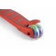 Trotineta pliabila Cu roti luminoase Reglabila in inaltime Kick`n`Roll 3-12 ani Red