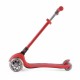 Trotineta pliabila Cu roti luminoase Reglabila in inaltime Kick`n`Roll 3-12 ani Red