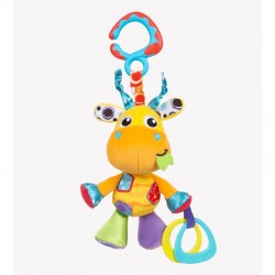 Jucarie pentru carucior scoica auto si patut Jerry Giraffe Munchimal 32 cm Playgro