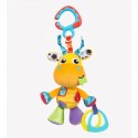 Jucarie pentru carucior scoica auto si patut Jerry Giraffe Munchimal 32 cm Playgro