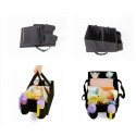 Petite&Mars - Organizator auto Pliabil 32 x 26 x 18 cm Negru