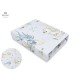 MimiNu - Cearceaf cu elastic pentru patut 120X60 cm Din bumbac certificat Oeko Tex Standard 100 Design Seal Blue