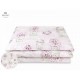 MimiNu - Lenjerie patut 3 piese Cu protectie laterala Din bumbac certificat Oeko Tex Standard 100 Pentru patut 120x60 cm Design 