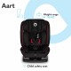 Lionelo - Scaun auto Aart RWF 0-36 Kg 4 Pozitii Inclinare Spatar 13 Pozitii Reglare Tetiera Conform cu standardul european de se