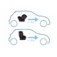 Lionelo - Scaun auto Aart RWF 0-36 Kg 4 Pozitii Inclinare Spatar 13 Pozitii Reglare Tetiera Conform cu standardul european de se