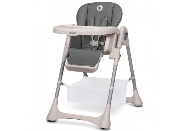 Lionelo - Scaun de masa Reglabil 4 Pozitii pe inaltime Spatar reglabil in 3 pozitii Pliabil Zanna din Metal Conform cu standardu
