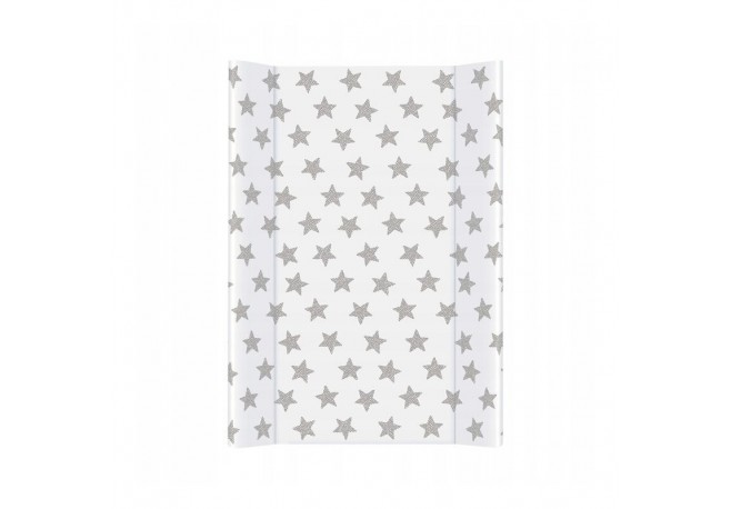 Ceba Baby - Saltea de infasat Cu Intaritura 70x50 cm Grey Stars