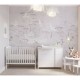 Patut YappyUno din lemn Cu suport pentru saltea reglabil YappyKids 120x60 cm Alb