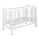Patut YappyUno din lemn Cu suport pentru saltea reglabil YappyKids 120x60 cm Alb