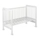 Patut YappyUno din lemn Cu suport pentru saltea reglabil YappyKids 120x60 cm Alb