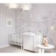 Patut YappyUno din lemn Cu suport pentru saltea reglabil YappyKids 120x60 cm Alb