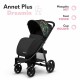 Lionelo - Carucior sport Annet Plus Dreamin\' Editie limitata De la nastere Cu accesorii 0 - 22 Kg Conform cu standardele europe