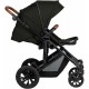 Carucior 3 in 1 Trio Comfort Cu cadru din aluminiu Cu landou intarit Reversibil Scoica auto Parte sport cu sezut reversibil Gean