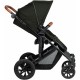 Carucior 3 in 1 Trio Comfort Cu cadru din aluminiu Cu landou intarit Reversibil Scoica auto Parte sport cu sezut reversibil Gean