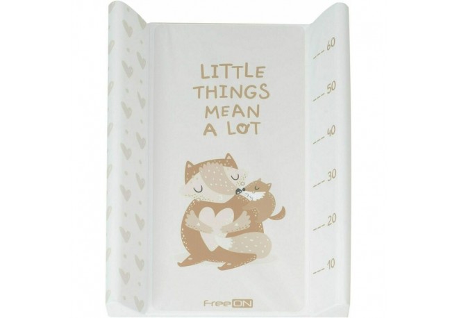 Saltea de infasat cu taliometru Soft Love FreeON 70 x 50 cm Foxy