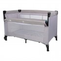 Patut pliant cu etaj suplimentar Cu laterala reglabila Co-sleeping Cu 2 roti 120x60 cm Conform cu standardul european de securit