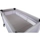 Patut pliant cu etaj suplimentar Cu laterala reglabila Co-sleeping Cu 2 roti 120x60 cm Conform cu standardul european de securit