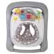 Premergator copii Walker Cu muzica si lumini Cu roti Conform cu standardul european de securitate EN1273:2020 FreeON ZOO Grey