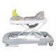 Premergator copii Walker Cu muzica si lumini Cu roti Conform cu standardul european de securitate EN1273:2020 FreeON ZOO Grey